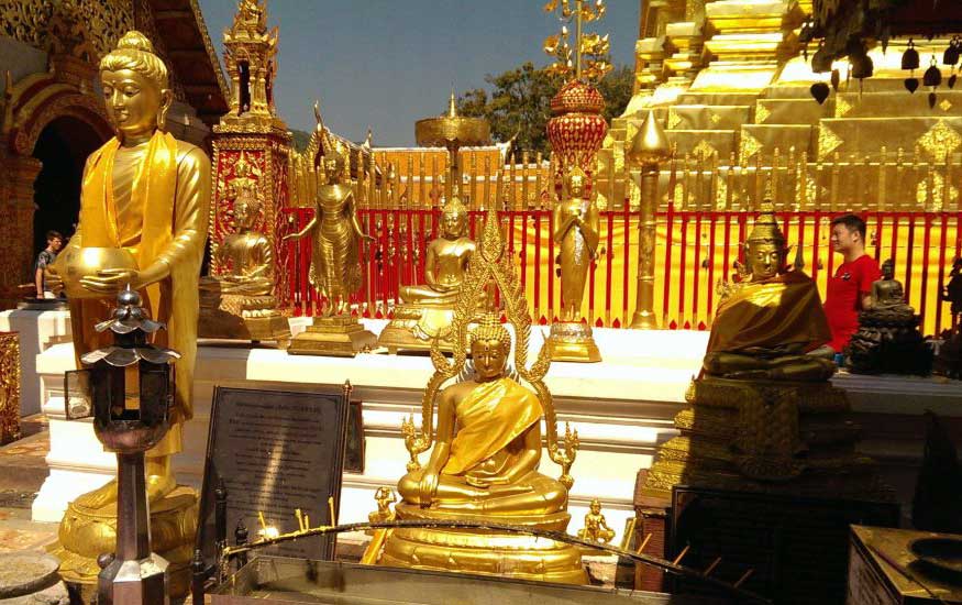 Buddist Temple in gold